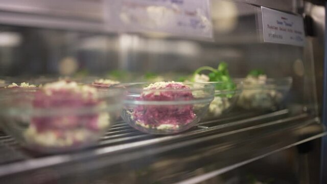 Picture of a Salad Bar at a Cantine