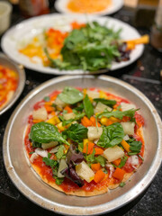 Homemade Vegetarian Pizza