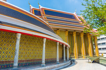 The amazing Temple Wat Ratchabophit Sathitmahasimaram, Bangkok. Thailand