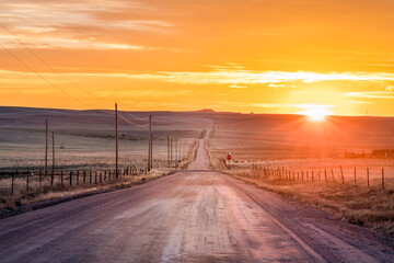 Road to sunset