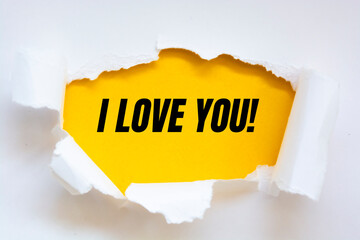 Text sign showing I Love You