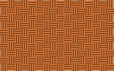 Patr&oacute;n de azulejos de rayas en colores naranja y marr&oacute;n, formando cuadrados