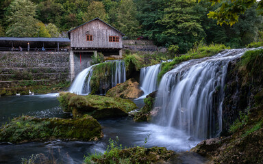 kostelski buk waterfalls