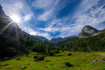 scenery next to the Seebensee, Tyrol (Austria)