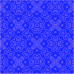 Geometric vector pattern with triangular elements. Seamless abstract ornament for wallpapers and backgrounds.
