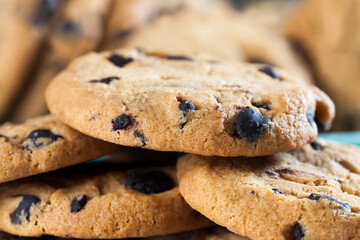 mixed oatmeal and wheat flour cookies