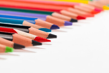 simple pencils made of wood and pencil lead