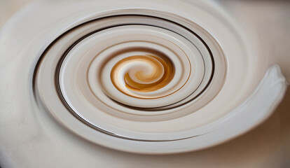 close up of a spiral