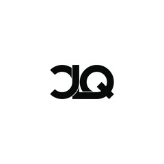 clq letter original monogram logo design