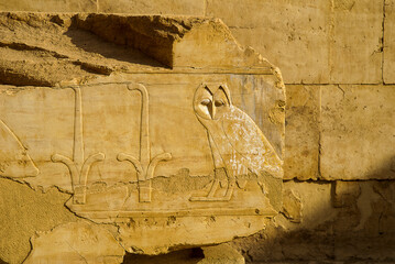 Mortuary Temple of female Pharaoh Hatshepsut, the Valley of the Nobles at Luxor in Egypt