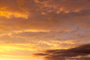 Naklejka na ściany i meble beautiful colored sky during sunset or sunrise