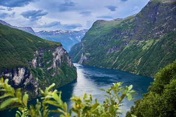 Obraz na płótnie Canvas Geiranger Fjord view