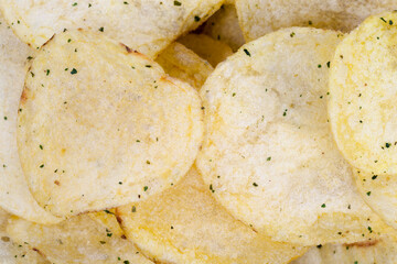 crispy chips made from potatoes and deep-fried