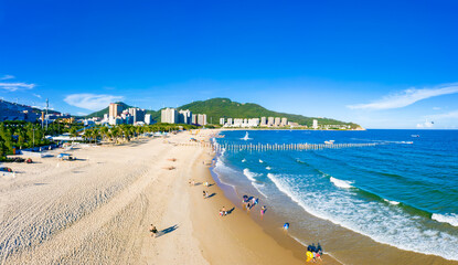 Obraz premium Dajiaowan scenic spot, Hailing Island, Yangjiang City, Guangdong Province, China