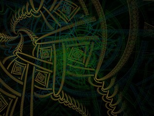 Imaginatory fractal background generated Image