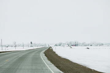 road in winter