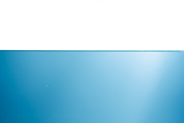 Obraz premium Clear water waves. Water wave isolated on white background