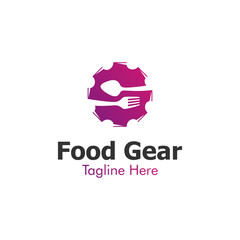 Illustration Vector Graphic of Food Gear Logo. Perfect to use for Food Company