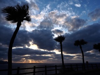 束の間の晴れ間サンセット