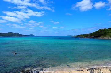 奄美の青い海