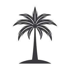 Palm tree logo images illustration