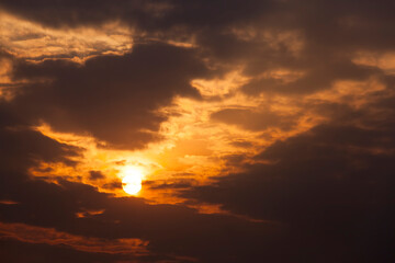 Fototapeta premium colorful sky during sunset or sunrise, weather