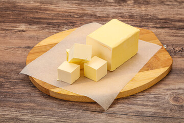Dairy natural yellow butter piece