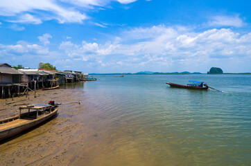 Fototapeta na wymiar Beautiful beach and Andaman sea in Koh Jum island, Krabi province, Thailand.