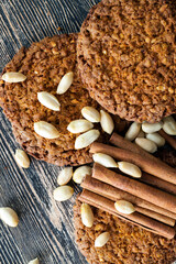 oatmeal cookies with peanuts