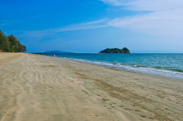 Beautiful beach and Andaman sea in Koh Jum island, Krabi province, Thailand.