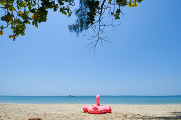 Beautiful beach and Andaman sea in Koh Jum island, Krabi province, Thailand.