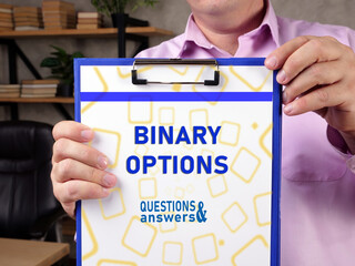  BINARY OPTIONS phrase on the page.