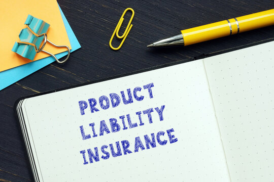 Business Concept About PRODUCT LIABILITY INSURANCE With Inscription On The Business Paper