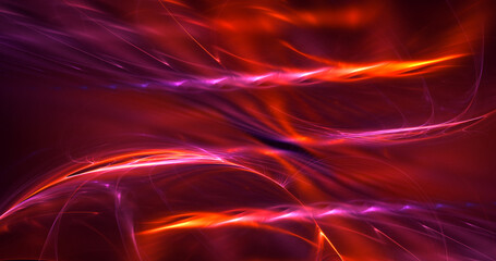 3D rendering abstract multicolor fractal light background
