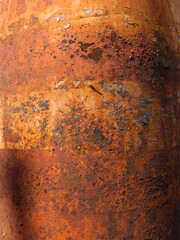 orange texture of old and rusty metal, concept rusty texture