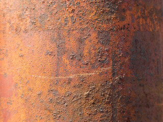 orange texture of old and rusty metal, concept rusty texture