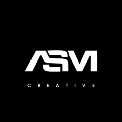 ASM Letter Initial Logo Design Template Vector Illustration