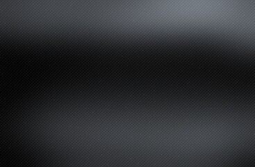 Subtle dots cover black smooth background. Elegant simple pattern. Abstract texture.