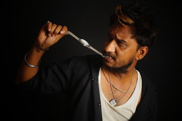 Handsome Men , Handsome Young Man , Black .