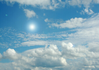 Cloudy sky background