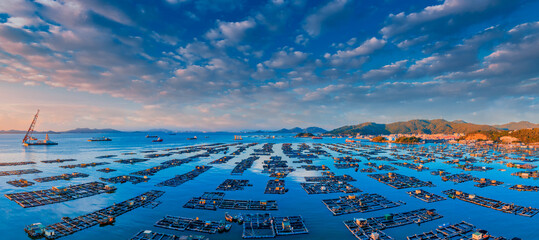 Zhapo National Center fishing port, hailing island, Yangjiang City, Guangdong Province, China