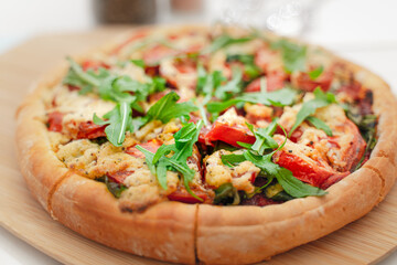 Vegan organic mix pizza(dairy free)