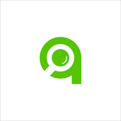 A letter Search logo design vector sign