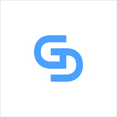 Fototapeta premium GD logo design 