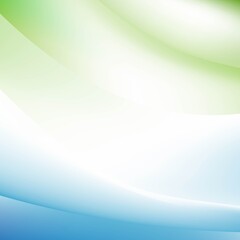Blue And Green Banner With Line With Gradient Mesh, Vector Illustration