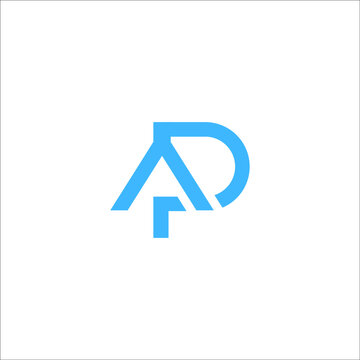 letter AP logo design 