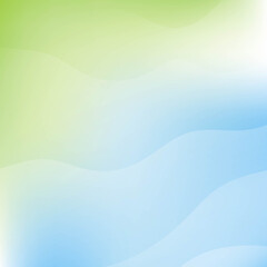 Blue And Green Dinamic Background With Line With Gradient Mesh, Vector Illustration