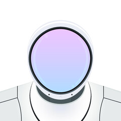 Astronaut space suit. Vector illustration.