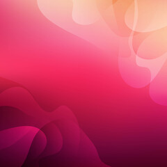 Pink Dinamic Background And Line With Gradient Mesh, Vector Illustration