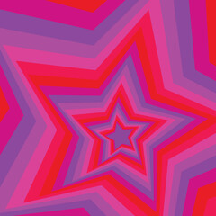 Bright starry pattern. Vector drawing